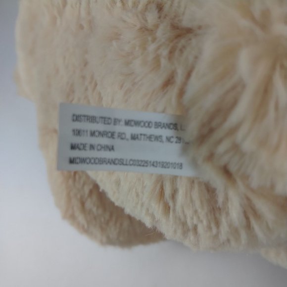 Midwood Flippable Sequin Heart Red/Gold Beige Teddy Bear Plush 12" Stuffed Anima - Picture 7 of 7